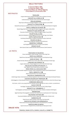 Menu photo 6 Bella Trattoria San Francisco, CA Menu photo 6 Bella Trattoria San Francisco, CA