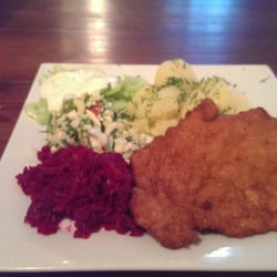 Palce Lizać - Pork Chop with potatoes and cabbage.