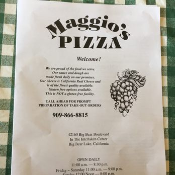 Maggio's Pizza - Menu - Pizza Near Me - Big Bear Lake, California Maggio's Pizza - Menu - Pizza Near Me - Big Bear Lake, California