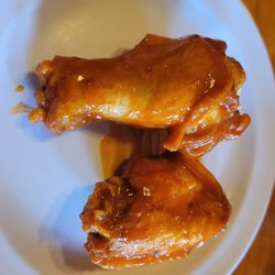 Buffalo chicken wings...8 per order.