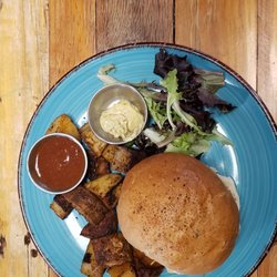 Blue Wing Frog - Blue Wing Burger - one of THE BEST burgers I've had! So yummy!