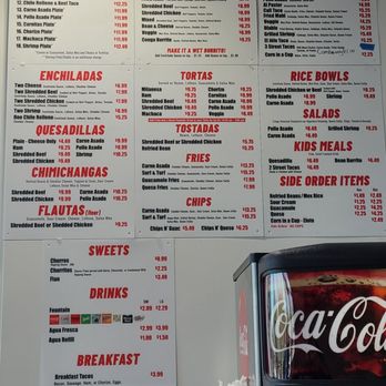 Valerie's Taco Shop - Menu board - Mexican Near Me - Frisco, Texas Valerie's Taco Shop - Menu board - Mexican Near Me - Frisco, Texas