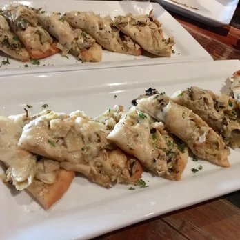 Twisted Vine - Artichoke flatbread - was good! - Wine Bars Near Me - Fullerton, California Twisted Vine - Artichoke flatbread - was good! - Wine Bars Near Me - Fullerton, California