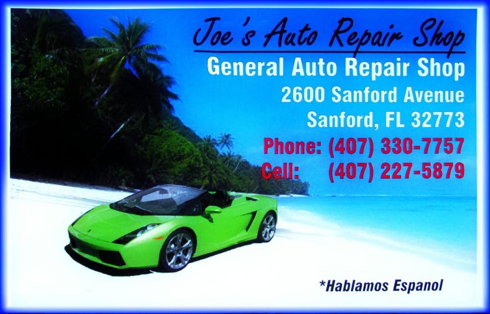 JOE’S AUTO REPAIR Updated April 2024 2600 Sanford Ave, Sanford