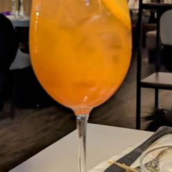 The Soca Kitchen - Aperol spritz. I didn't try it but my friend could not down it. Too bitter.