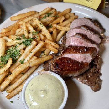 Canard - duck frites - incredible! - Wine Bars Near Me - Portland, Oregon