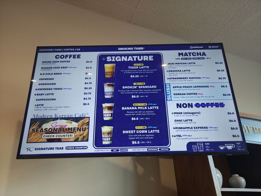 Menu photo 2 Smoking Tiger Coffee Lab Monterey Park, CA