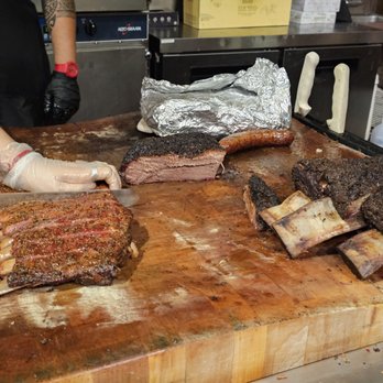 Terry Black's Barbecue - Poke ribs, brisket, sausage & ginormous beef ribs on chopping block - Barbeque Near Me - Austin, Texas Terry Black's Barbecue - Poke ribs, brisket, sausage & ginormous beef ribs on chopping block - Barbeque Near Me - Austin, Texas