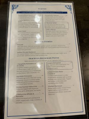 Menu photo 1 Sette Pasta House Granite Bay, CA Menu photo 1 Sette Pasta House Granite Bay, CA
