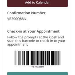 My proof of appointment that they said was not valid even though it was confirmed. My proof of appointment that they said was not valid even though it was confirmed.