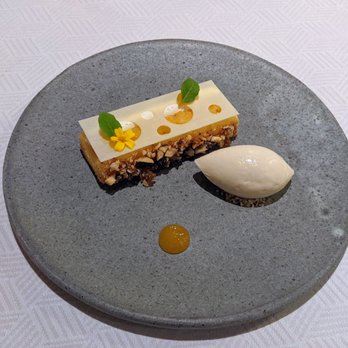Aquavit - Lemon and Tea dessert - Scandinavian Near Me - New York, New York Aquavit - Lemon and Tea dessert - Scandinavian Near Me - New York, New York