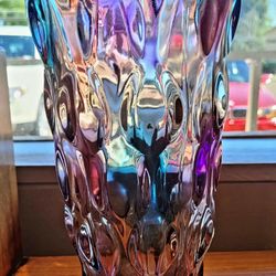 The Oriental Shoppe - Art glass painter's pallete vase