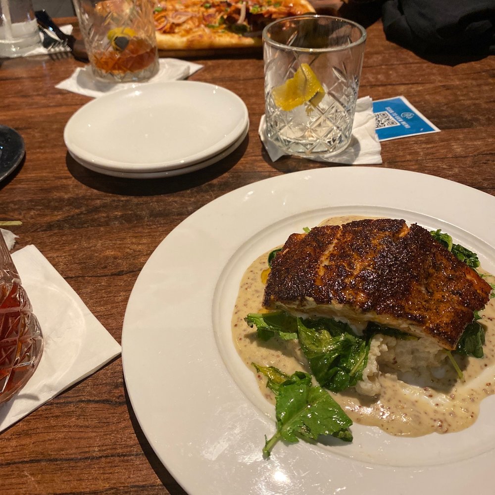 CIRCA at Navy Yard - Salmon and rye cocktail finished - American Near Me - Washington, DC, District of Columbia CIRCA at Navy Yard - Salmon and rye cocktail finished - American Near Me - Washington, DC, District of Columbia
