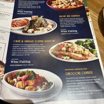 Carrabba's Italian Grill - Menu 2/26 - Italian Near Me - Gainesville, Florida Carrabba's Italian Grill - Menu 2/26 - Italian Near Me - Gainesville, Florida
