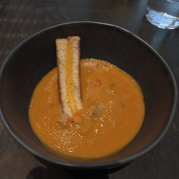 Trestle - Early girl tomato soup - New American Near Me - San Francisco, California Trestle - Early girl tomato soup - New American Near Me - San Francisco, California