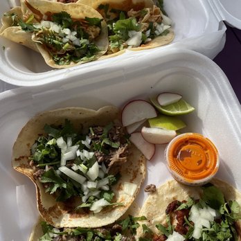 Tacos El Calentano - two trays of tacos - Tacos Near Me - Cary, North Carolina Tacos El Calentano - two trays of tacos - Tacos Near Me - Cary, North Carolina