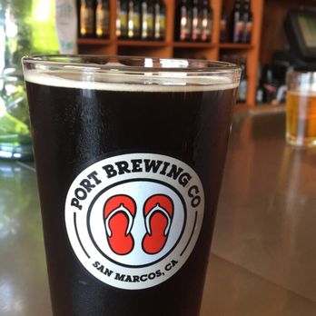 The Lost Abbey - Dawn patrol..kinda warm because it's 102 degrees in here.  No AC - Breweries Near Me - Vista, California
