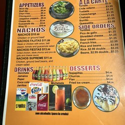 Menu page 1