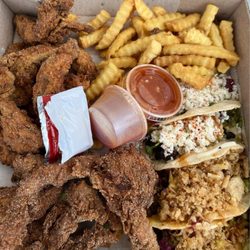 Shroomlicious Meals - The Shroomlicious Wings, Street OG Tacos, Korean Chili Tacos, Seasoned Fries