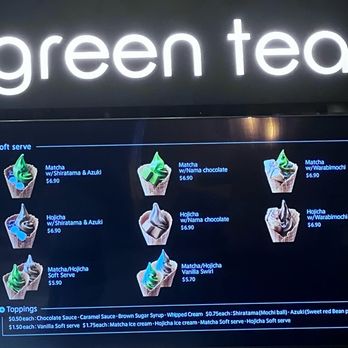 Nana's Green Tea - Current Menu (as of 1.30.2023) but was advised no nama chocolates - Coffee & Tea Near Me - Honolulu, Hawaii