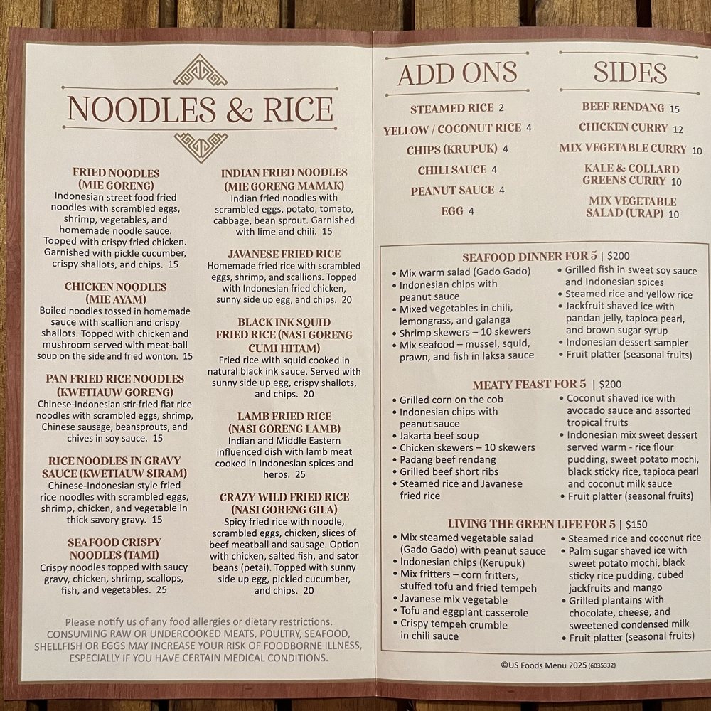 Indo Bistro & Grill - Menu - Indonesian Near Me - Montgomery, Alabama Indo Bistro & Grill - Menu - Indonesian Near Me - Montgomery, Alabama