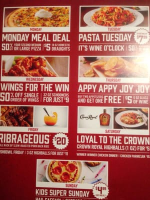 Menu photo 8 Boston Pizza Sherwood Park, AB Menu photo 8 Boston Pizza Sherwood Park, AB