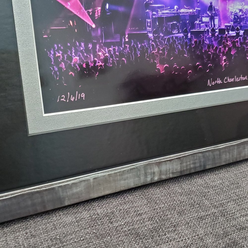 Artists Frame Service - Phish - 12/6/19 - North Charleston Coliseum, North Charleston, SC. Photo by Type II Photography. - Framing Near Me - Chicago, Illinois Artists Frame Service - Phish - 12/6/19 - North Charleston Coliseum, North Charleston, SC. Photo by Type II Photography. - Framing Near Me - Chicago, Illinois