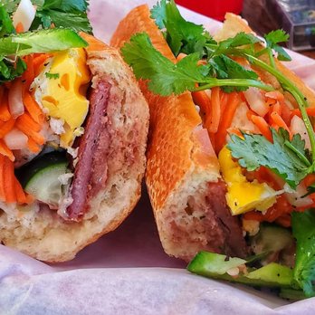 Cafe Aroma - Spam and egg with paté - Coffee & Tea Near Me - Manteca, California