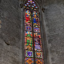Parroquia Santa Maria del Mar - Beautiful stained glass