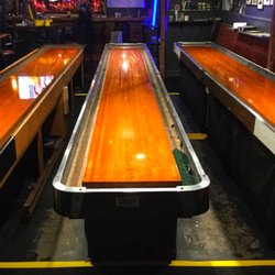American Joe Spratt Poured Shuffleboard tables with Digital Scoreboards