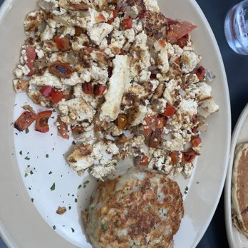 Snooze, an A.M. Eatery - Tofu scramble with bell peppers, onions, and tomatoes - Breakfast & Brunch Near Me - Westminster, Colorado