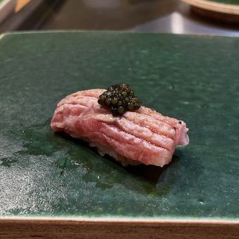 Sushi Ouji - Fatty Tuna (Otoro) with Caviar - Sushi Bars Near Me - New York, New York