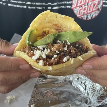 La Chiva Colombian Restaurant - Arepa con carne - Colombian Near Me - Long Beach, California