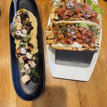 Lefkes - Octopus and mini tacos - Mediterranean Near Me - Englewood Cliffs, New Jersey Lefkes - Octopus and mini tacos - Mediterranean Near Me - Englewood Cliffs, New Jersey
