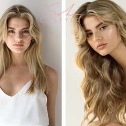 SOHO Kiosk - Custom Hair Sets. #clip ins, halo, volume, toppers, mono top, %100 remy human hair, volumizers, ponytails, updos, length, synthetic hair