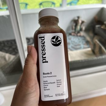 Pressed Juicery - Roots 2 Butternut Squash Carrot Juice was earthy and delicious - Juice Bars & Smoothies Near Me - Honolulu, Hawaii Pressed Juicery - Roots 2 Butternut Squash Carrot Juice was earthy and delicious - Juice Bars & Smoothies Near Me - Honolulu, Hawaii