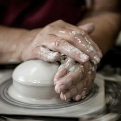 Mardi Gras Mud By Libby D's - Handmade Pottery In The Farmers Market