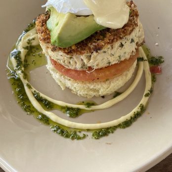 Snooze, an A.M. Eatery - New crab cake Benedict! Amazing!!! - Breakfast & Brunch Near Me - Nashville, Tennessee