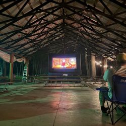 K River campground - Enjoyed movie  night!