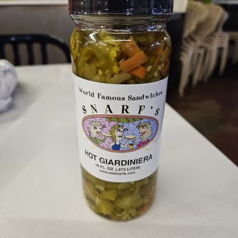 Snarf's Sandwiches - Hot Giardiniera - Sandwiches Near Me - Denver, Colorado Snarf's Sandwiches - Hot Giardiniera - Sandwiches Near Me - Denver, Colorado