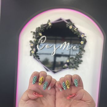 Cosmo Nail Lounge - Twenty One Pilots Nails I had done - Nail Salons Near Me - Double Oak , Texas Cosmo Nail Lounge - Twenty One Pilots Nails I had done - Nail Salons Near Me - Double Oak , Texas