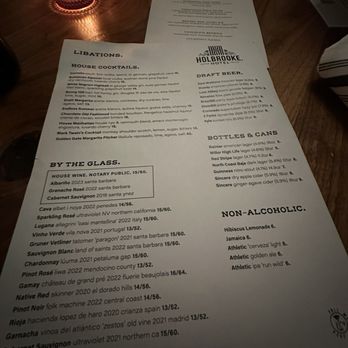 Holbrooke Hotel - This is as far we got and all we got. Menus to browse smh - Hotels Near Me - Grass Valley, California