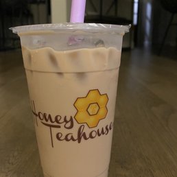 Lychee milk tea (regular milk tea but I ask for lychee in it it's delicious!!! Lychee milk tea (regular milk tea but I ask for lychee in it it's delicious!!!