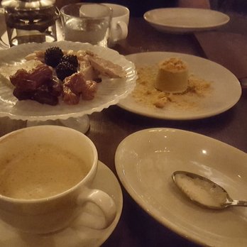 Aba - Kulfi, Halawa, and Dark matter lattes. Coffee was a bit too strong this time... - Mediterranean Near Me - Chicago, Illinois