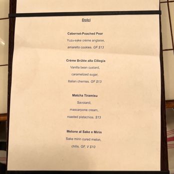 Junah - Dessert menu as of 20 June 2026 - Japanese Near Me - Salt Lake City, Utah