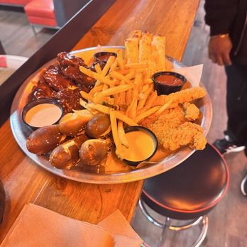 AMF Pinole Valley Lanes - The appetizer sampler plate - Bowling Near Me - Pinole, California