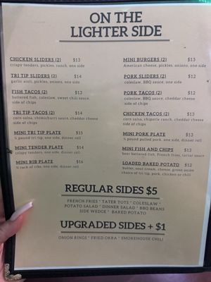 Menu photo 1 The Backyard Rancho Murieta, CA Menu photo 1 The Backyard Rancho Murieta, CA