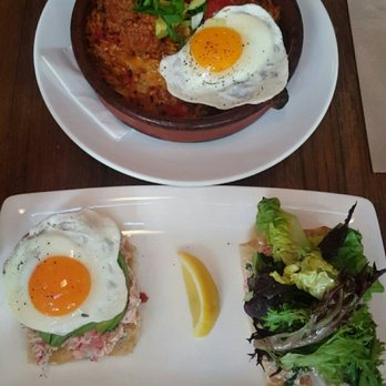 Medina Cafe - Paella and salmon fume - Breakfast & Brunch Near Me - Vancouver, British Columbia