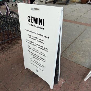 Gemini x Happy Ice Cream - Ice Cream & Frozen Yogurt Near Me - Washington, DC, District of Columbia