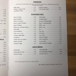 Whitlock's General Store - Menu page 2